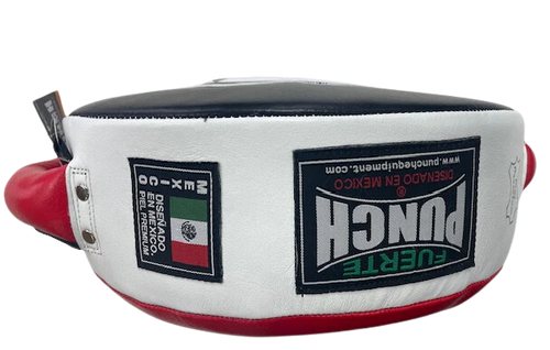 Punch Boxing Escudo Redondo Mexicano ROJO Suave/Negro Duro - Imagen 3 de 3