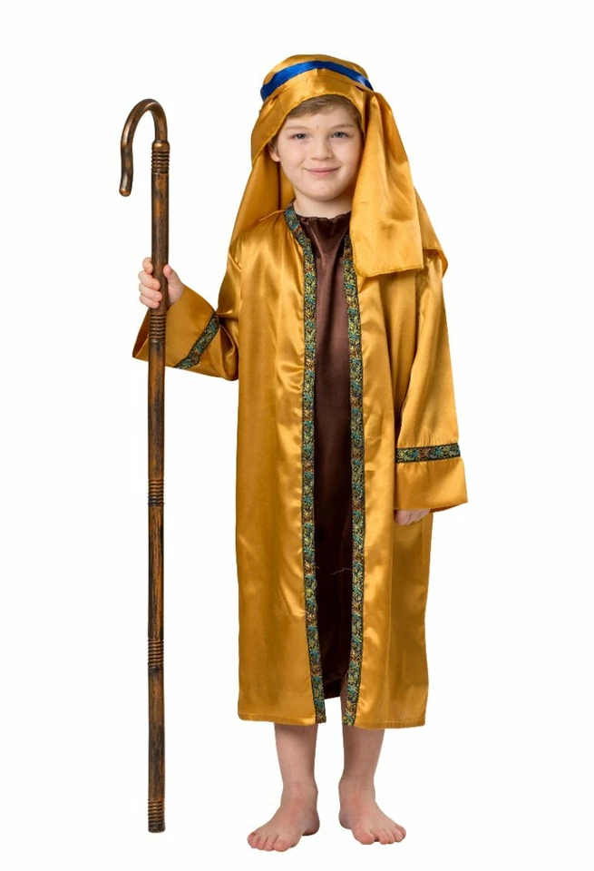 Disfraz de Pastor Americano Dress-Up para Niños - Conjunto de Disfraz Bíblico para Niños Foto 2 de 3