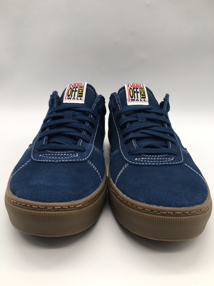Vans Sid DX Anaheim Factory Skate Shoe Low RARE Navy Suede US 10.5