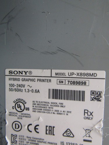 Sony Video Printer UP-X898MD Hybrid Graphic Digital/Analog Thermal Printing - 第 10/11 張圖片