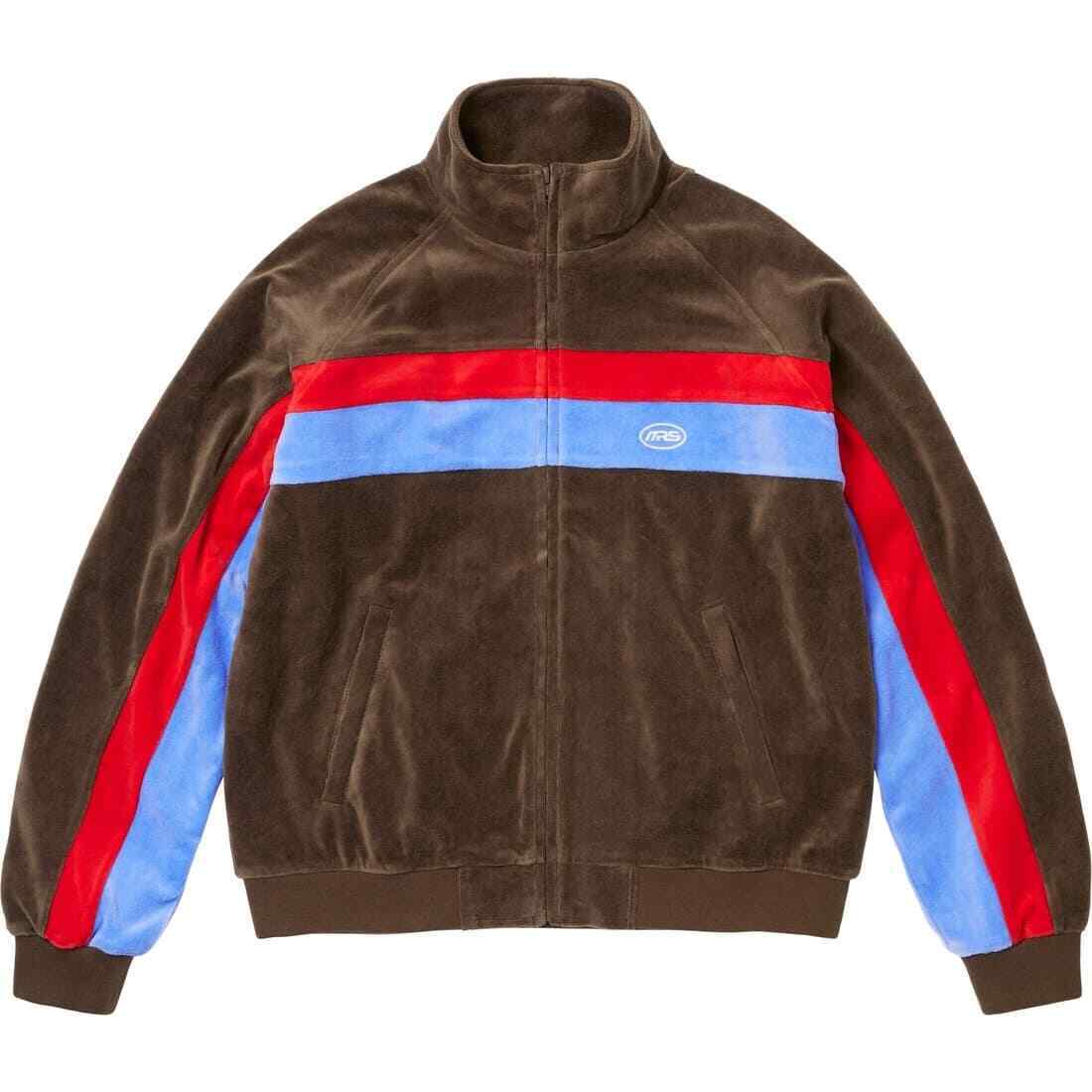 Supreme x Martine Rose Velour Track Jacket Brown Green Size Supreme x Martine Rose Velour Track Jacket Brown Green Size