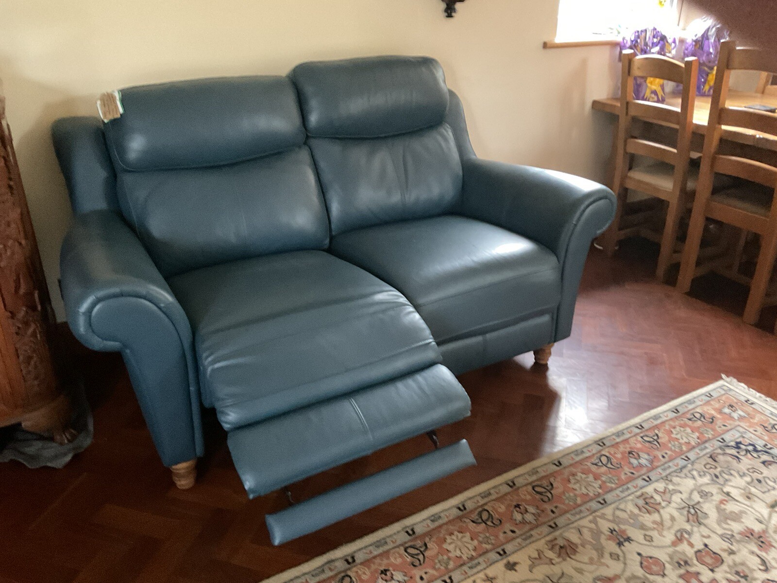 leather sofa 2 seater eBay