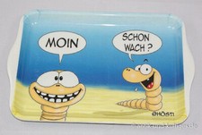 Hösti Tablett Moin schon wach, 21 x 14,5 cm