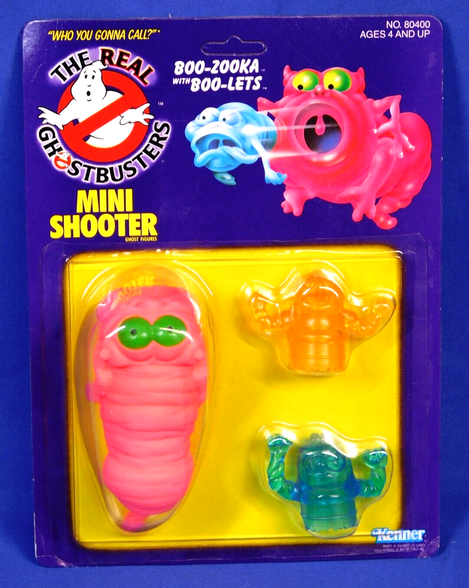 THE REAL GHOSTBUSTERS BOO-ZOOKA & BOO-LETS MINI SHOOTER 1986