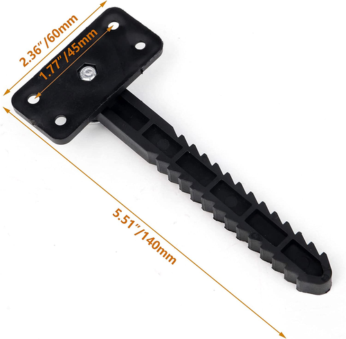 BQLZR 14X6Cm Plastic Sectional Sofa Invisible Interlocking Sofa Connector Bracke - Picture 5 of 12