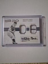 2016 Panini Pantheon - Script 20 Whitey Ford #20-WF 10/99 Chairman Of The Board