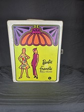Vintage 1968 Barbie  Francie Doll Trunk Case w/ Accessory Drawers Mattel