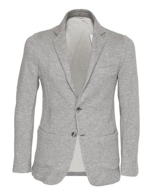 NWT MARCO PESCAROLO ''APOLLO'' BLAZER coat jersey cashmere grey luxury Italy 48