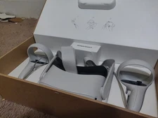 Meta Quest 2 controllers included stick drift used in box includes charger