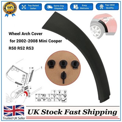 Front Wheel Left Side Lower Rear Fender Arch Cover Trim For Mini Cooper ...