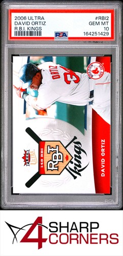 2006 ULTRA R.B.I. KINGS #RBI2 DAVID ORTIZ RED SOX HOF POP 3 PSA 10