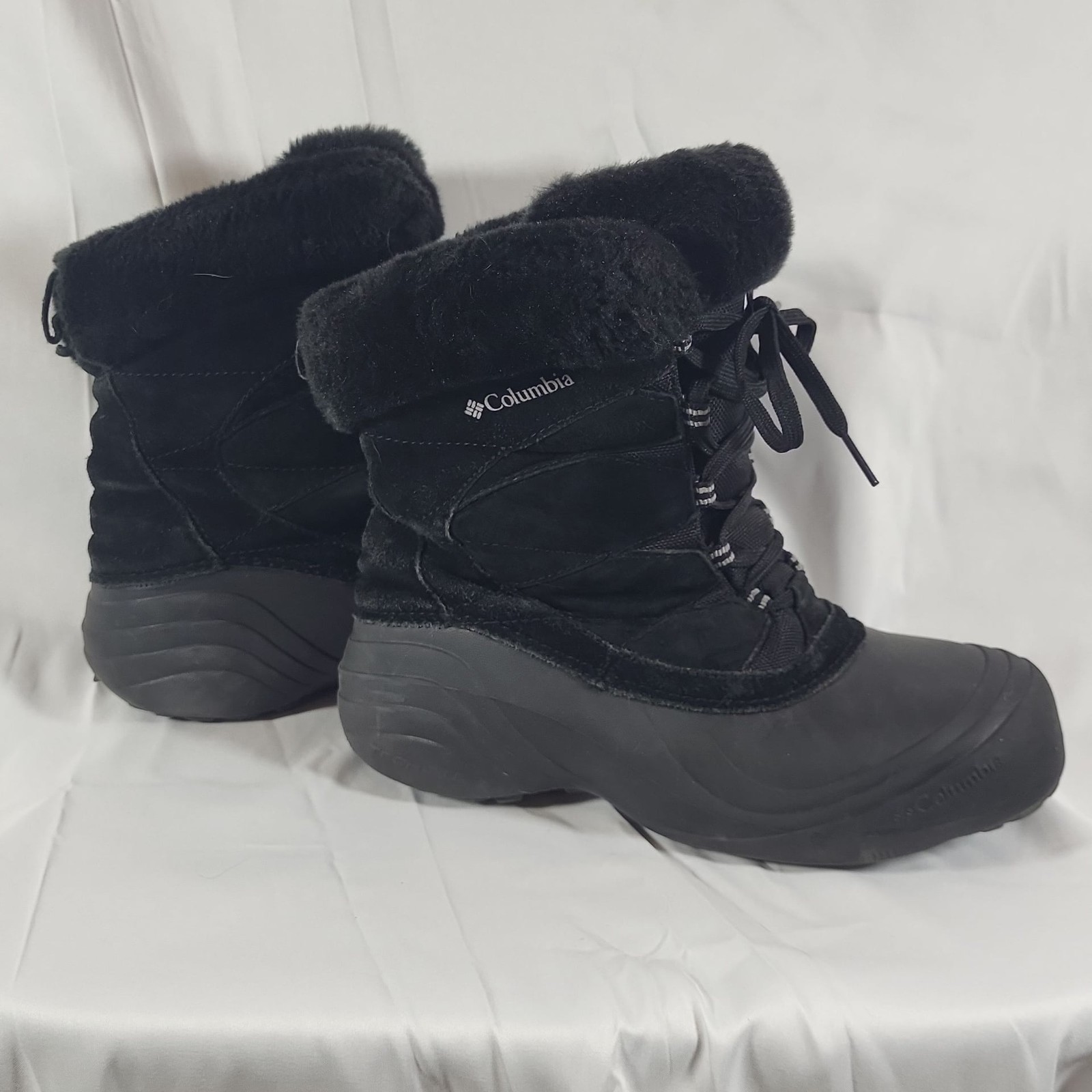 's Sierra Summette Techlite Faux Fur Winter Snow Boots Size 