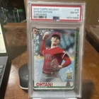 Topps 2019 Holiday Shohei Ohtani Throwing #HW16 Angels PSA 8 Graded Card