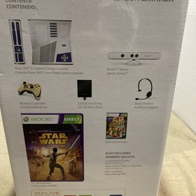 Xbox 360 Kinect Star Wars Limited Edition Console (SEALED) Rare