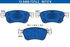 ATE BREMSBELÄGE SATZ VORNE passend für NISSAN X-TRAIL RENAULT AUSTRAL MEGANE | 1