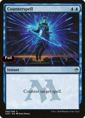 Foil Counterspell - 50 - NM - Masters 25