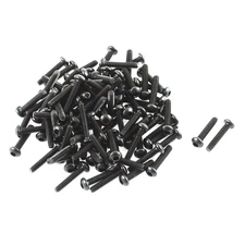 M2X10Mm 10.9 Alloy Steel Button Head Hex Socket Cap Screw Bolts 100Pcs