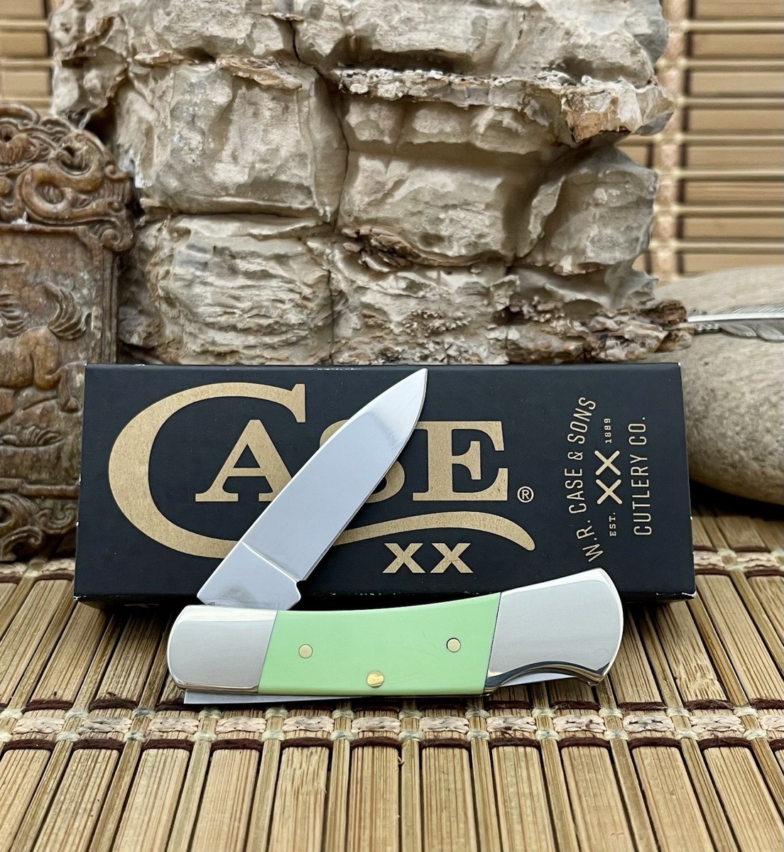 Case XX USA 2026 Smooth Mint Green 63836 Stainless Lockback Knife