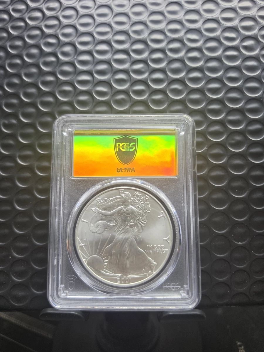 25+ American Eagle PCGS 2001 Silver Bullion Coins for sale