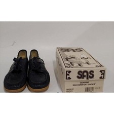 WOMENS SAS BREEZE COMFORT BROWN LEATHER LOAFERS SLIP ON SHOES US 10.5 S in box