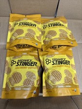  4 Honey Stinger Mini Energy Waffles Bags, 5.3oz Per, BB 06/26