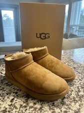 UGG Classic ULTRA MINI women  s Sz 8 Chestnut