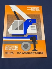 Kirow Leipzig GmbH HKL 25 Assembly Crane Dealer Sales Brochure