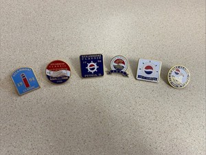 Peoria Steamboat Classic Lapel Pins Lot Of 6