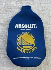 RARE ABSOLUT VODKA GOLDEN STATE WARRIORS 1.75 LITER DISPLAY BOTTLE SKIN