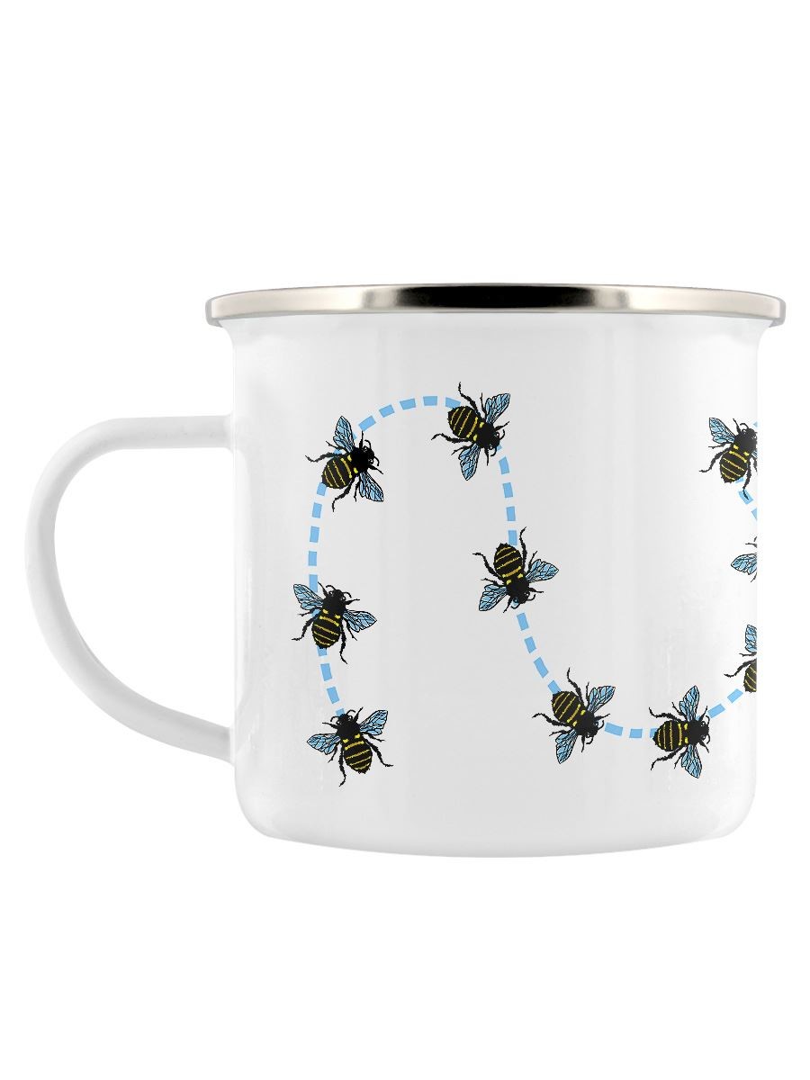 Busy Bee Trail Enamel Mug