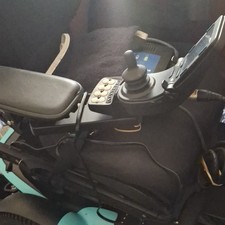 Permobil Power Wheelchair w/ Joystick  Adjustability, Black/Teal