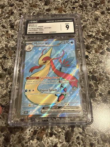 Milotic ex graded CGC 9 for sale on eBay