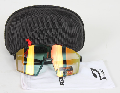 Julbo Edge REACTIV Sunglasses. Matte Black/Blue /70178/