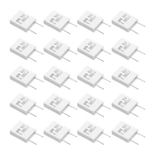 20 Pcs Ceramic Resistors, 5W 0.08 Ohm 5% Non-inductive Cement Ceramic Resistor