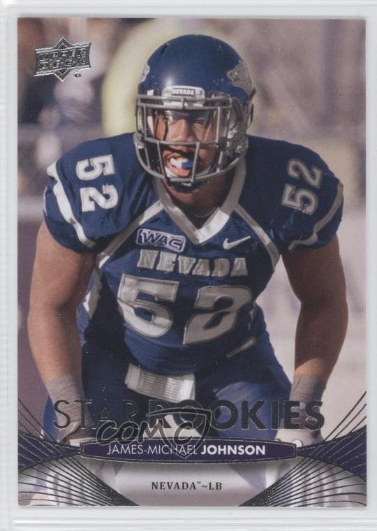 2012 Upper Deck Star Rookies James-Michael Johnson #130 Rookie RC 2oj