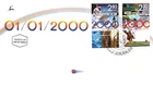 Jerusalem Israeli FDC Envelope January 01 2000 5.10 NIS 4x7 in