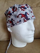 Spiderman Medical Surgical Tie Scrub Hat