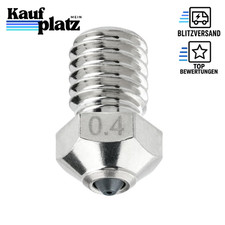Wolframkarbid-Düse 0,4 mm für E3D V6, Prusa i3 MK3S, Anycubic Mega