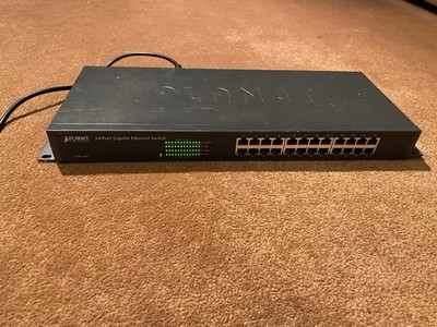 Planet Technology GSW-2401 Gigabit Ethernet Switch 24-Port 10/100/1000Mbps