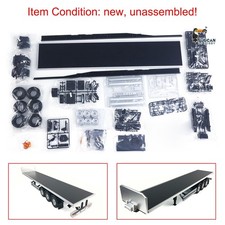 TOUCANRC 1/14 Chassis Flatbed Semi Trailer for RC Tamiya Tractor Truck Model