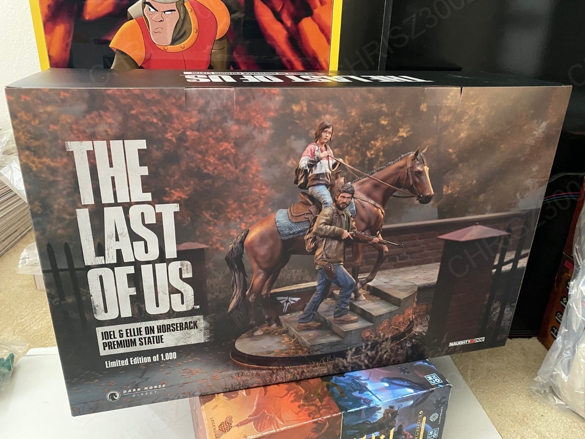The Last of Us Joel & Ellie on Horseback Premium Statue Figure +