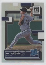 2022 Panini Donruss Optic Rated Rookie Holo Prizm Matt Brash #77 0lt3