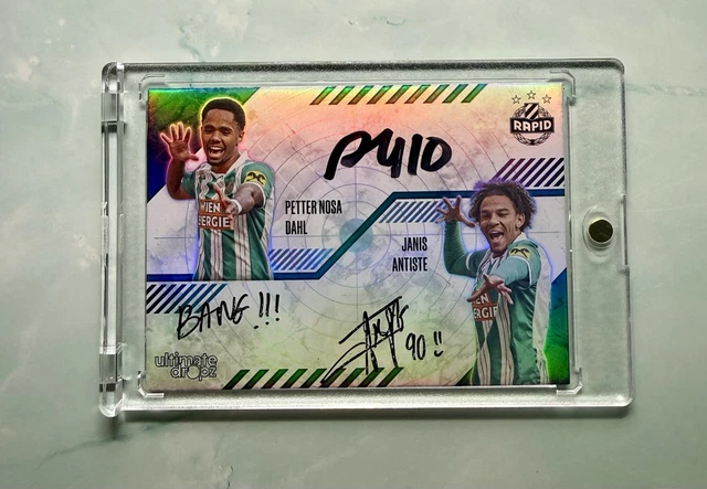 Petter Nosa Dahl / Janis Antiste Duo Auto /50 | 2025 Ultimate Dropz Rapid Wien