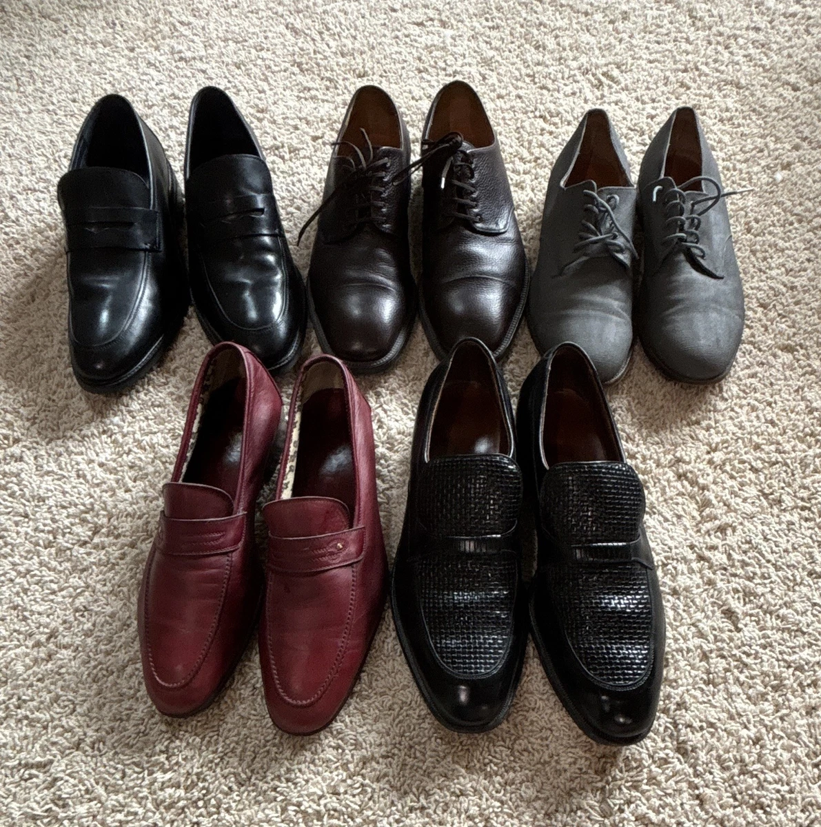 Salvatore Ferragamo Leather Upper Oxford Dress Shoes for Men  display picture 1