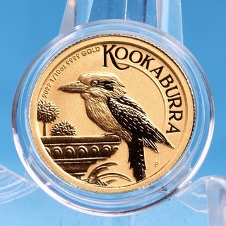 Australien 15 $ 2022 Kookaburra 1/10 OZ 9999 Gold BU St