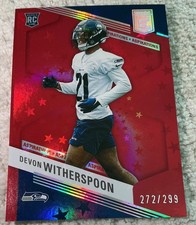 2023 Donruss Elite Rookies Aspirations Stars Devon Witherspoon Rookie Card RC. rookie card picture