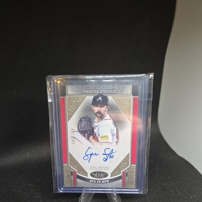 2024 Topps Tier One - Spencer Strider Advanced Stats Auto /149 #ASA-SS