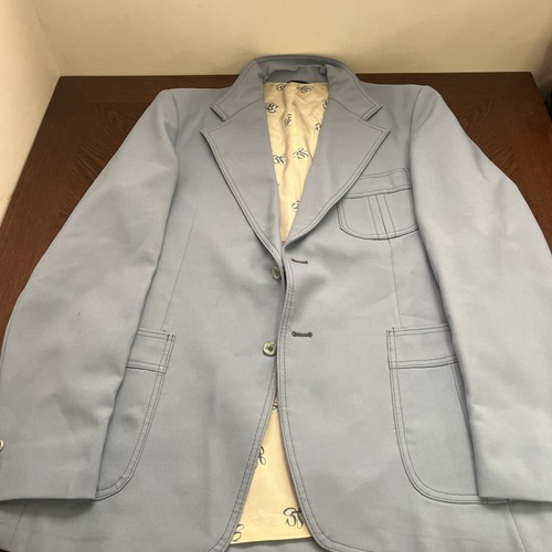 vintage levis panatela jacket! Baby Blue! A9