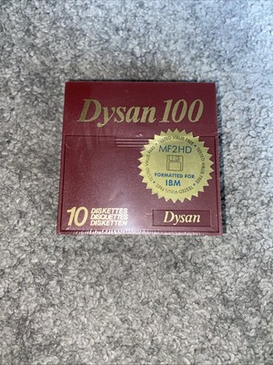 Dysan 100 3,5  FD Floppy Disk 10 Stück wie Neu (nie geöffnet)