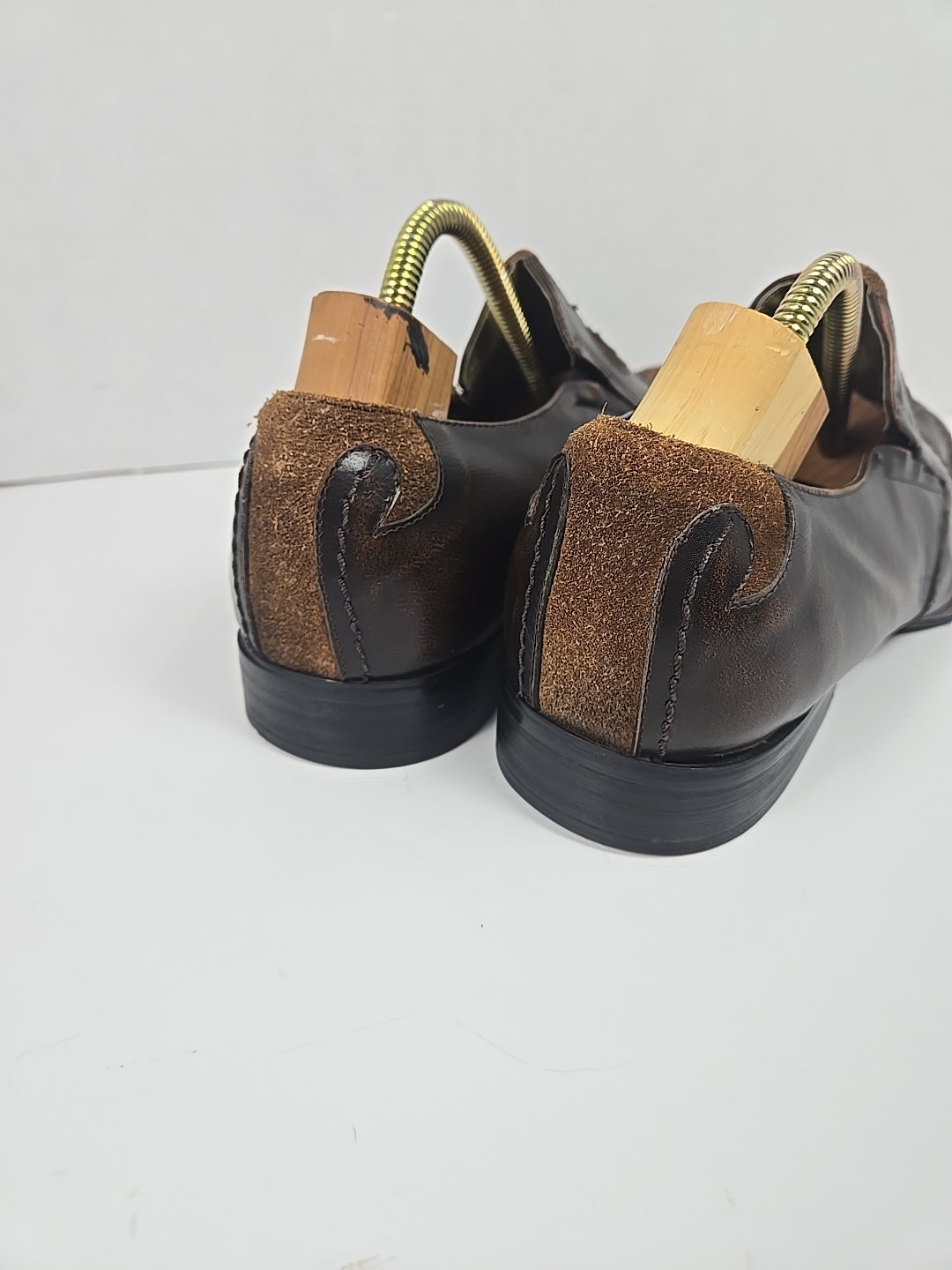 Robert Wayne - Brown Leather/Suede Patchwork Fleu… - image 6